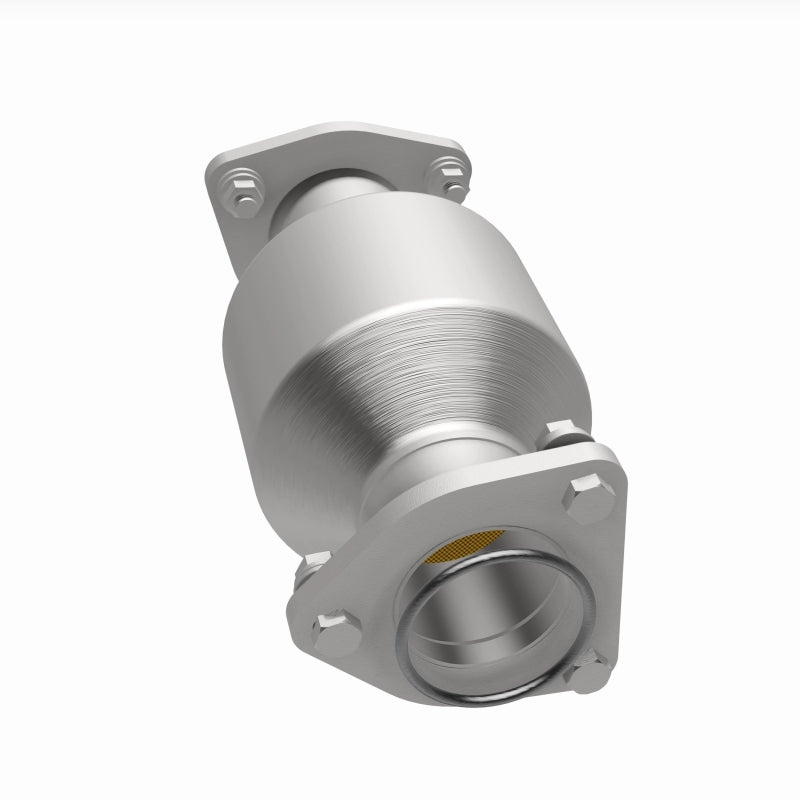 MagnaFlow 6571476 carb direct-fit catalytic converter, opposite side view of the turntable spin