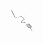 BRExhaust 106-0718 direct-fit exhaust kit, rear three-quarter view of the turntable spin