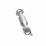 MagnaFlow 4551043 carb direct-fit catalytic converter, opposite side view of the turntable spin