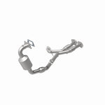 MagnaFlow 5582647 carb manifold converter, rear view of the turntable spin