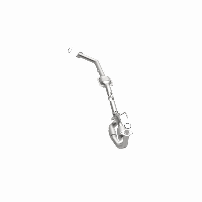 MagnaFlow 52457 oem grade direct-fit catalytic converter, opposite side view of the turntable spin