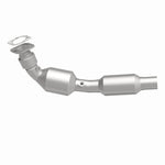 MagnaFlow 5411939 carb direct-fit catalytic converter, side view of the turntable spin