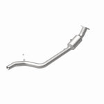 MagnaFlow 5561241 carb direct-fit catalytic converter, rear view of the turntable spin