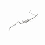 BRExhaust 106-0144 direct-fit exhaust kit, rear view of the turntable spin