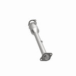 MagnaFlow 5592670 carb direct-fit catalytic converter, opposite side view of the turntable spin