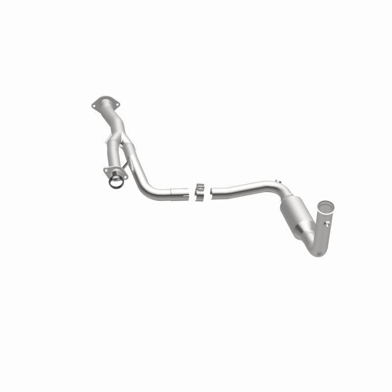 MagnaFlow 5451582 carb direct-fit catalytic converter, opposite side view of the turntable spin
