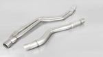 Remus BMW 3 Series F30/F31 2.0L Axle Back, twin resonated front section pipes, studio shot