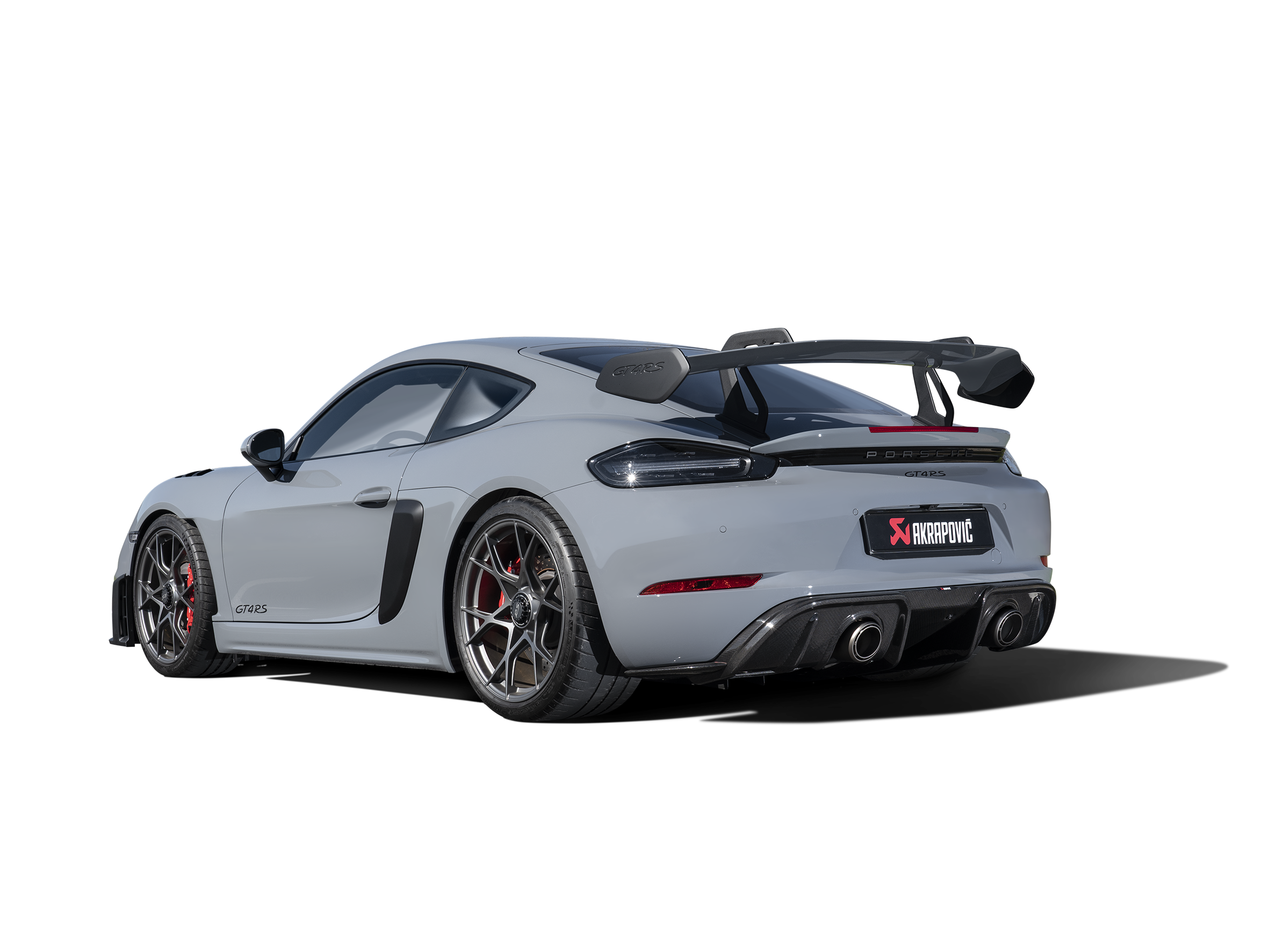 Akrapovic Porsche 718 Cayman GT4 RS Slip-On Race Line (Titanium) S-PO/TI/24 for Porsche 718 Cayman GT4 RS / Spyder RS 982 2022-2025, detail view