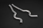 Capristo cat spare pipes for BMW M5 F10 and M6 F12/F13, polished stainless