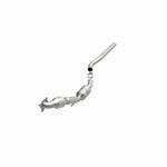 MagnaFlow 551414 carb direct-fit catalytic converter, opposite front three-quarter view of the turntable spin