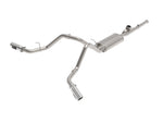 aFe Gemini XV Cat-Back Exhaust System GM Trucks 09-18 V6-4.3/V8-4.8/5.3L- Cut-Out Polished