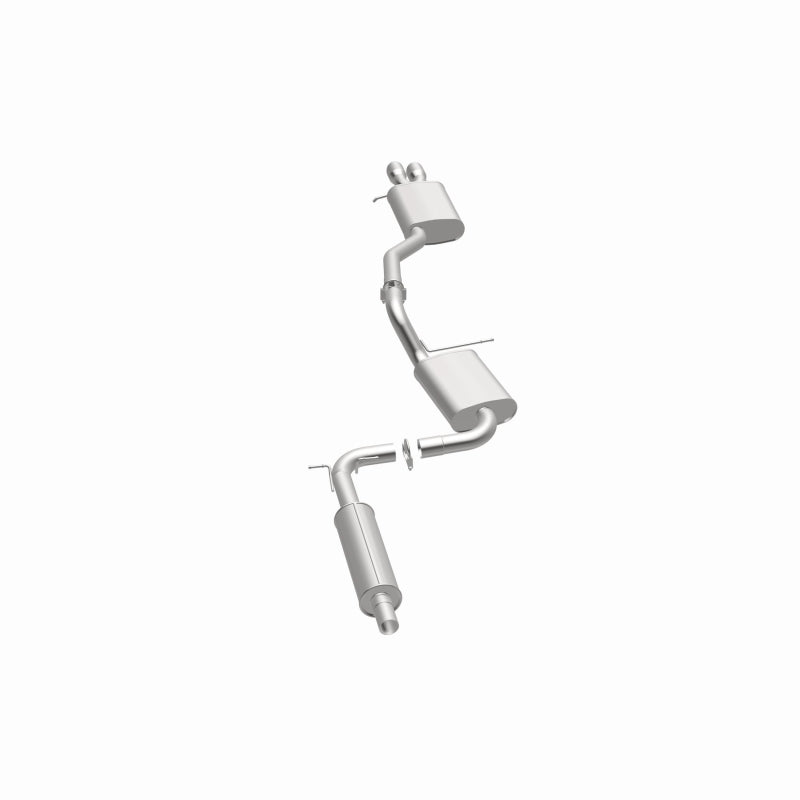 BRExhaust 106-0858 direct-fit exhaust kit, opposite side view of the turntable spin