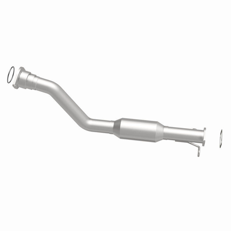 MagnaFlow 5461396 carb direct-fit catalytic converter, side view of the turntable spin