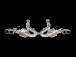 Akrapovic 2020 Chevrolet Corvette Stingray (C8) OPF/GPF Slip-On Line (Titanium) w/ Titanium Tips
