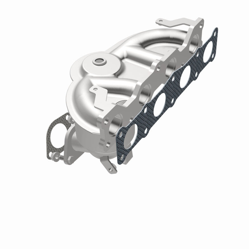 MagnaFlow 5582998 carb manifold converter, opposite rear three-quarter view of the turntable spin