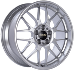 BBS RG-R 18x8.5 5x114.3 ET36 PFS Diamond Silver Wheel -82mm PFS/Clip Req