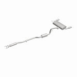 BRExhaust 106-0504 direct-fit exhaust kit, front three-quarter view of the turntable spin