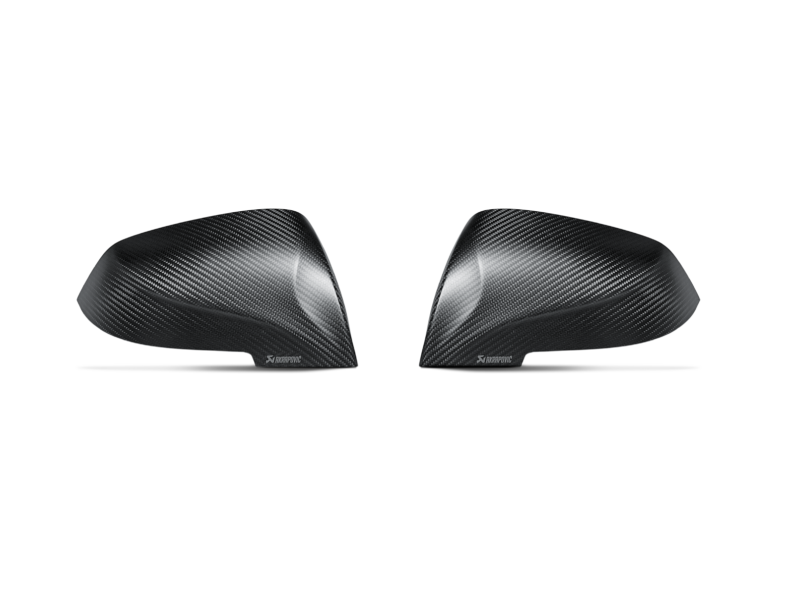 Akrapovic BMW M2 (F87) Carbon Fiber Mirror Cap Set - Matte WM-BM/CA/1/M for BMW M2 F87 2016-2018, side view