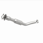 MagnaFlow 51484 oem grade direct-fit catalytic converter, front three-quarter view of the turntable spin