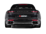 Akrapovic Porsche Panamera Turbo Evolution Line Cat Back (Titanium) (Tips Not Incl.) S-PO/TI/9H for Porsche Panamera Turbo / Sport Turismo 971 2017-2020, rear view