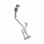 MagnaFlow 5582647 carb manifold converter, opposite side view of the turntable spin