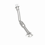 MagnaFlow 5461532 carb direct-fit catalytic converter, rear three-quarter view of the turntable spin