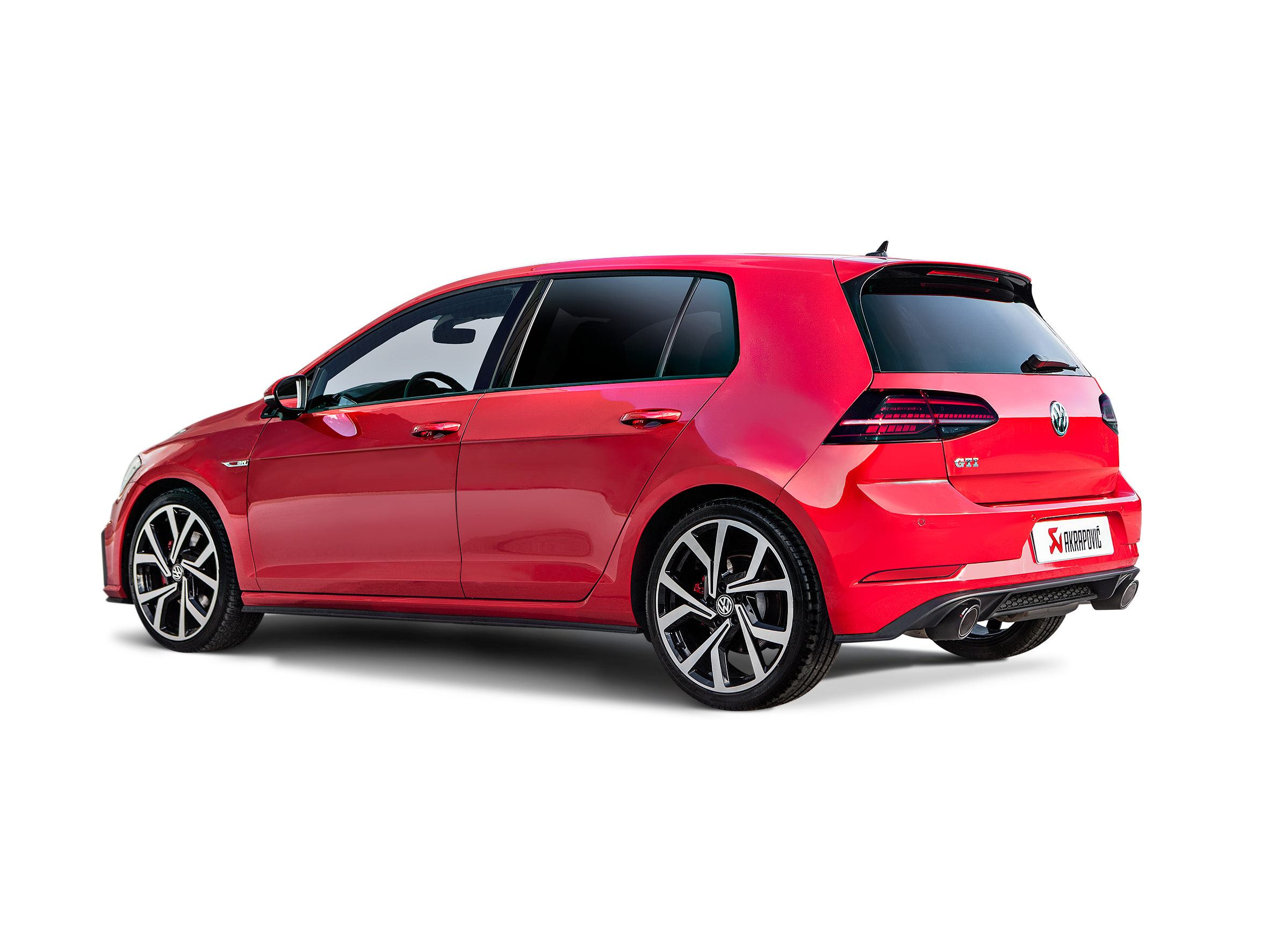 Akrapovic Slip-On Race Line (Titanium) MTP-VW/T/4H for Volkswagen Golf GTI (MK7.5) 2018-2019, detail view