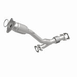 MagnaFlow 5461229 carb direct-fit catalytic converter, front three-quarter view of the turntable spin