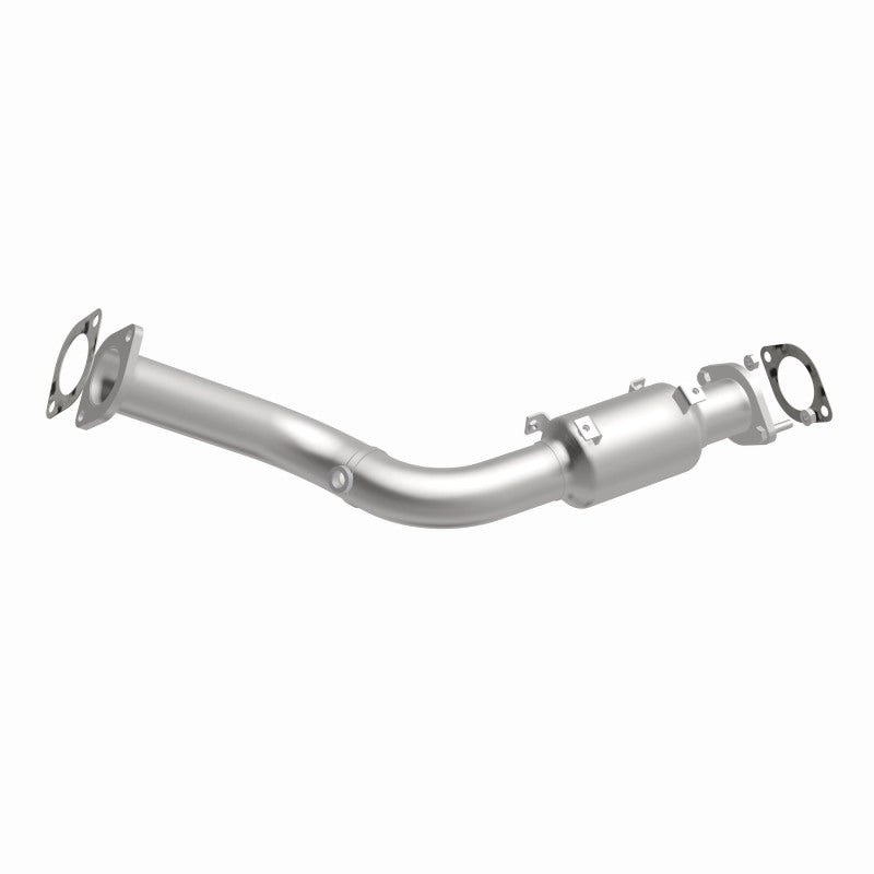 MagnaFlow 52708 oem grade direct-fit catalytic converter, front three-quarter view of the turntable spin