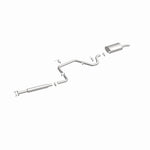 BRExhaust 106-0718 direct-fit exhaust kit, front three-quarter view of the turntable spin