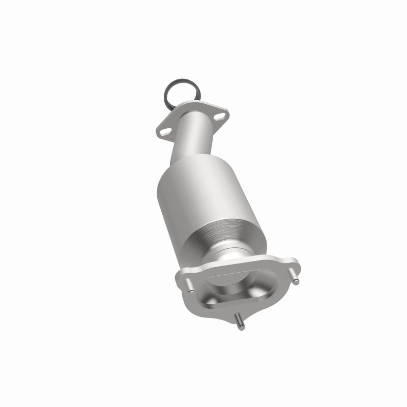 MagnaFlow 5491121 carb direct-fit catalytic converter, opposite side view of the turntable spin