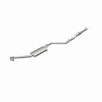 MagnaFlow 280049 oem grade direct-fit catalytic converter, rear view of the turntable spin