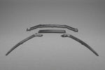 Capristo Audi R8 Gen2 carbon front spoiler, four pieces from above