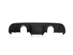Akrapovic Porsche Cayman GT4 (718) Rear Carbon Fiber Diffuser - Matte DI-PO/CA/8/M for Porsche 718 Cayman GT4 / Boxster Spyder 982 2020-2023, angled view