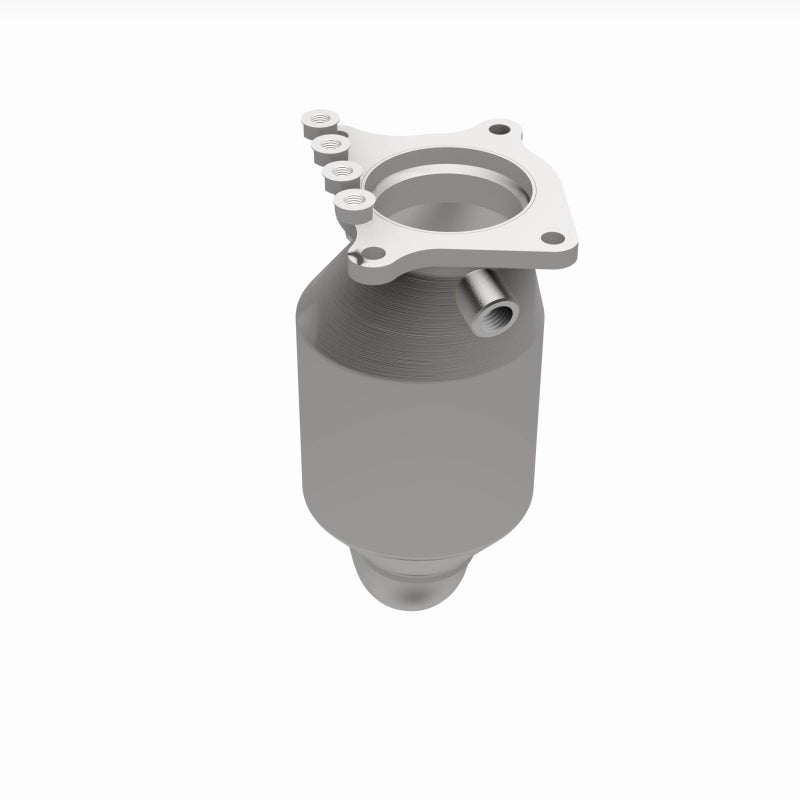 MagnaFlow 6511822 epa direct-fit catalytic converter, opposite side view of the turntable spin