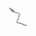 MagnaFlow 5551719 carb direct-fit catalytic converter, side view of the turntable spin