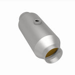 MagnaFlow 4651356 universal catalytic converter, rear three-quarter view of the turntable spin