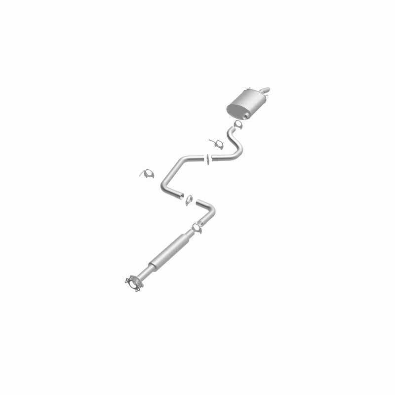 BRExhaust 106-0718 direct-fit exhaust kit, opposite front three-quarter view of the turntable spin