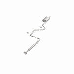 BRExhaust 106-0718 direct-fit exhaust kit, opposite front three-quarter view of the turntable spin