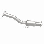 MagnaFlow 52709 oem grade direct-fit catalytic converter, side view of the turntable spin