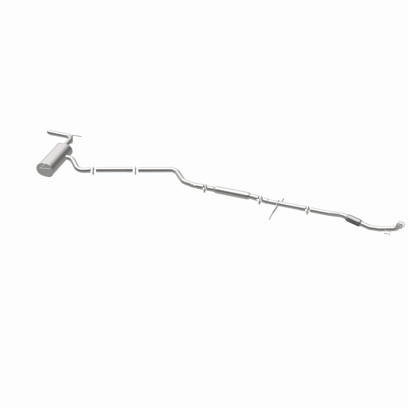 BRExhaust 106-0781 direct-fit exhaust kit, opposite rear three-quarter view of the turntable spin