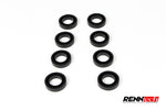Spark plug tube seals laid out - Top End Gasket Kit for the AMG M117 4-valve models