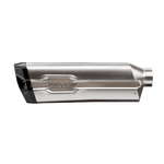 Remus BMW R 1200 GS Slip-On Stainless Matte Euro 4 EC, brushed stainless slip-on silencer with black end cap and logo plate