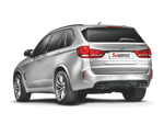 Akrapovic BMW X5M (F85) Rear Carbon Fiber Diffuser - Matte DI-BM/CA/2 for BMW X5 M F85 2015-2018, side view