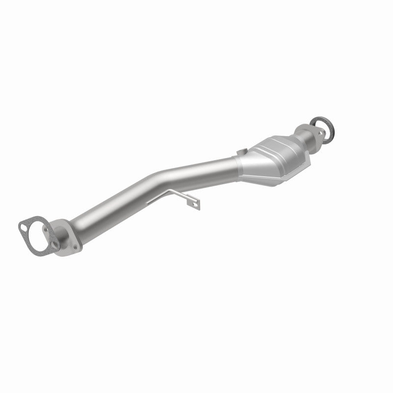 MagnaFlow 5421029 carb direct-fit catalytic converter, rear view of the turntable spin
