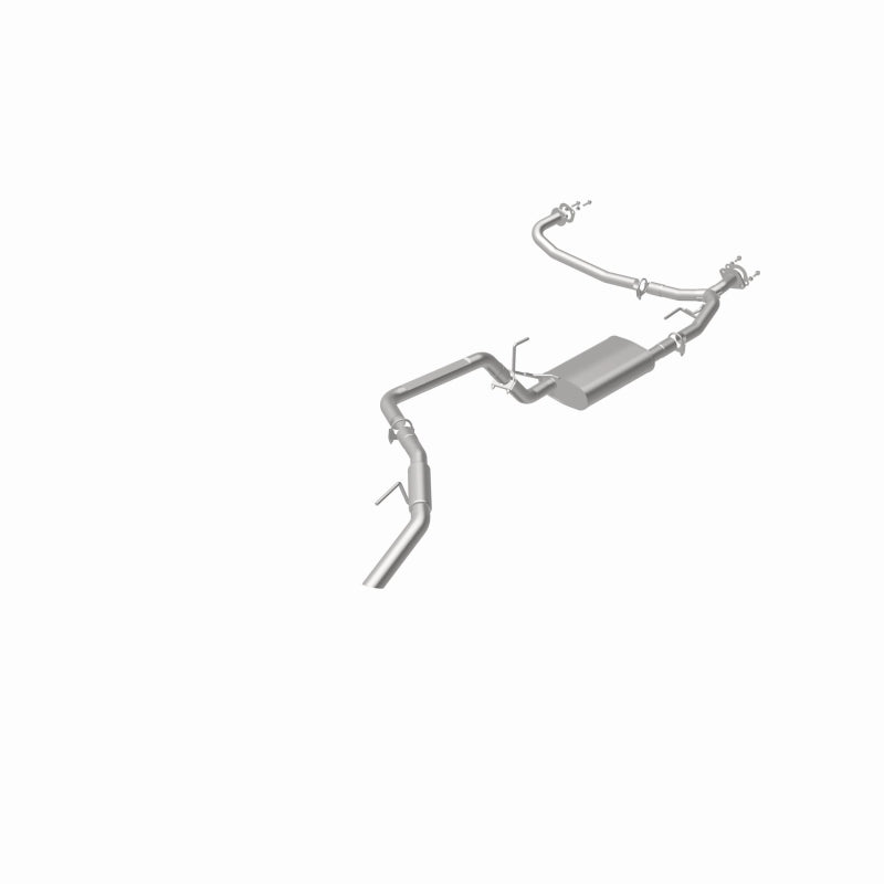 BRExhaust 106-0066 direct-fit exhaust kit, rear view of the turntable spin