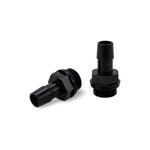 Mishimoto 2pcs. M20x1.5 1/2in Aluminum Catch Can Fittings - Black