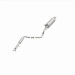 BRExhaust 106-0311 direct-fit exhaust kit, opposite front three-quarter view of the turntable spin