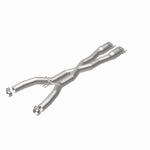 MagnaFlow 21-973 oem grade direct-fit catalytic converter, rear view of the turntable spin