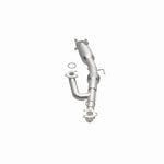 MagnaFlow 5592282 carb direct-fit catalytic converter, opposite side view of the turntable spin
